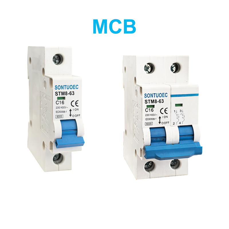 STM8-63 minijaturni prekidač 6AK 1p 2p 3p 4p 16A 230 / 400V