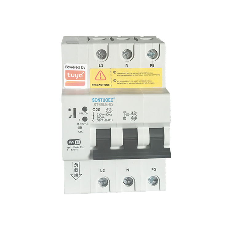 WiFi ST65LE-63wf2 serija višefunkcionalni IoT inteligentni RCBO inteligentni prekidač